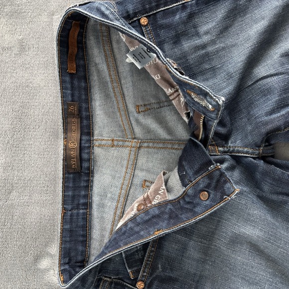 Dylan & George Jeans Womens 26 Blue Elizabeth Low Rise Boot Cut mes. (28.5x30) - Picture 7 of 13